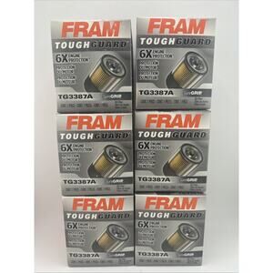 Fram Tough Guard TG3387A Engine Oil Filter. (6 Pack Of Filters) New